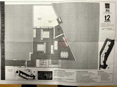 Apartamento T2 novo com terraço no centro de Vizela