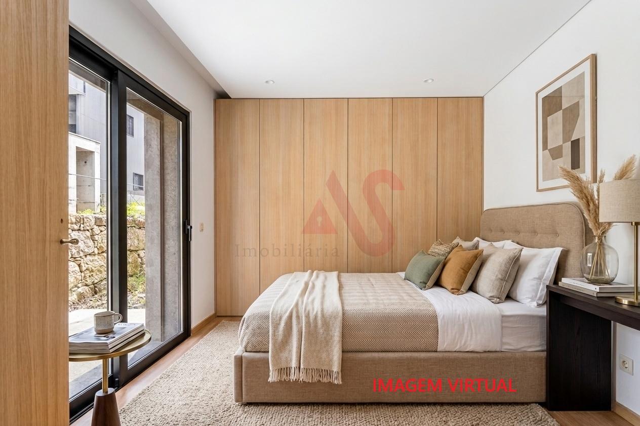 Apartamento T1 NOVO com TERRAÇO, 1 quarto, roupeiro embutido, Infias, Vizela