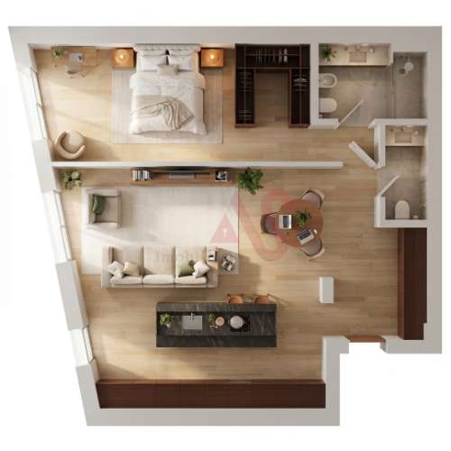 Apartamento T1 NOVO | Vila do Conde | Vista mar | 1.ª Linha de Mar
