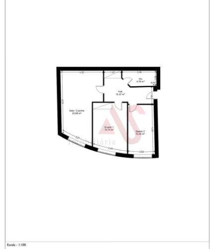 Apartamento T2 | 2.º Andar c/ Elevador | Lugar de Garagem | Centro de Vizela