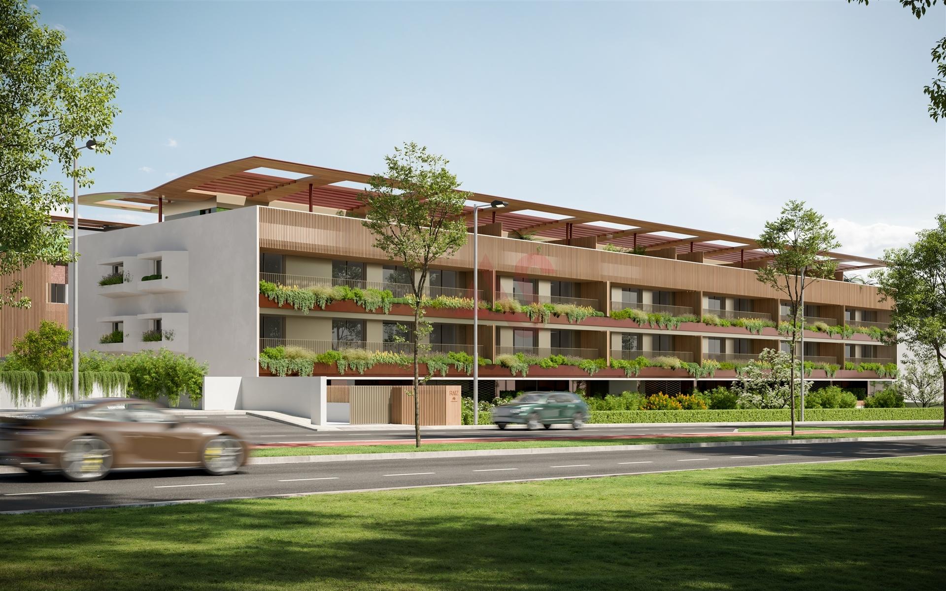 Apartamento T3, no empreendimento RAIZ, edifício JARDIM, na Av. da Boavista, Porto