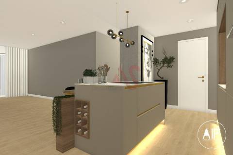 Apartamento T3 convertido em T4 Remodelado em Vila das Aves, Santo Tirso