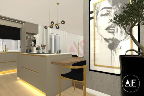 Apartamento T3 convertido em T4 Remodelado em Vila das Aves, Santo Tirso