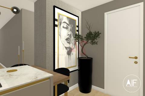 Apartamento T3 convertido em T4 Remodelado em Vila das Aves, Santo Tirso