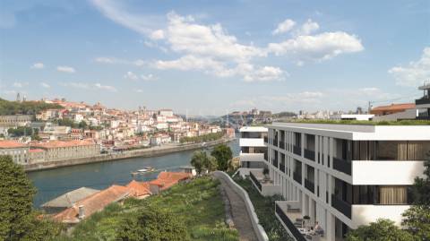 Apartamento T2 Duplex com Terraço com 65.55 m2 vistas Rio Douro