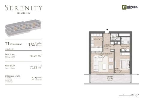 Apartamento T1 Vistas Mar com Varanda 17m2 em Vilamoura