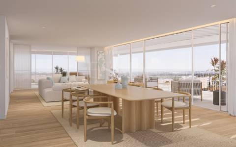 Apartamento T4 Vistas Mar com 2 Varandas (24.86m2 + 16.20m2 ) em Vilamoura