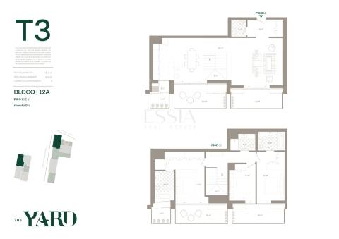 Penthouse T3 Duplex aos Jardins da Arrábida com Vistas de Rio e de Mar