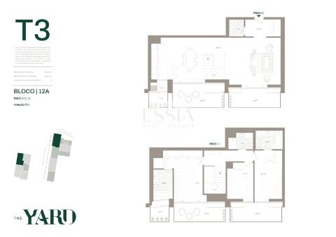 Penthouse T3 Duplex aos Jardins da Arrábida com Vistas de Rio e de Mar