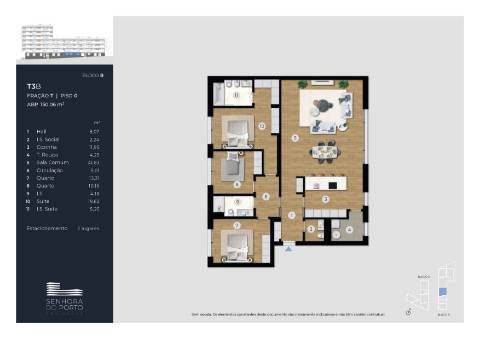 Apartamento T3 Novo à Prelada - Empreendimento com Jardim Comum de 3.580m2