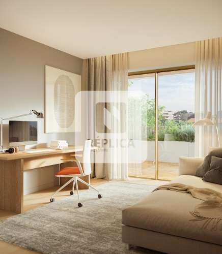 Apartamento T2 com 2 Varandas no Empreendimento PRISMA - Ginásio e Jardim 800m2 - Boavista