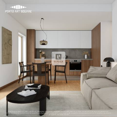 Apartamento T2 com Terraço 50m2 na Baixa Portuense