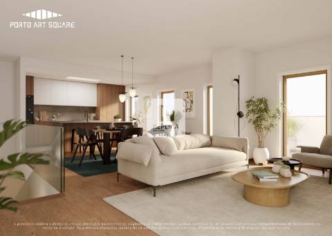 Apartamento T2 com Terraço 50m2 na Baixa Portuense