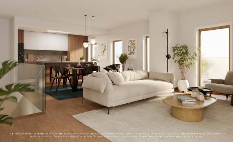 Apartamento T2 com Terraço 50m2 na Baixa Portuense