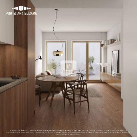 Apartamento T2 com Terraço 50m2 na Baixa Portuense