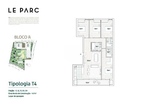 Apartamento T4 em Canidelo - Condomínio com Piscina Exterior e Campo de Padel