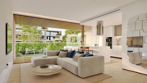 Apartamento T2 em Vilamoura - Condomínio Privado com Piscina, SPA e Espaço Lounge