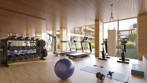 Apartamento T2 em Vilamoura - Condomínio Privado com Piscina, SPA e Espaço Lounge