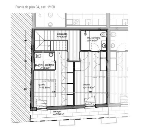 Apartamento T2 Duplex com Varanda na Baixa do Porto