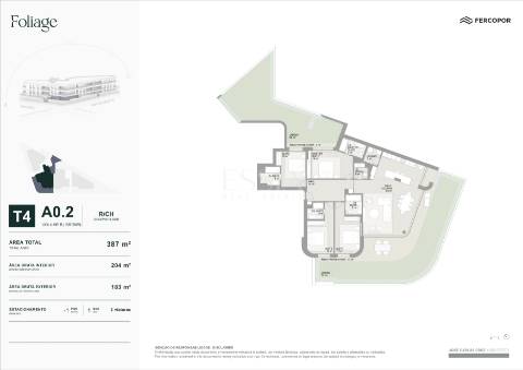 Apartamento T4 com Jardim Privativo de 183 m2 no Empreendimento Foliage | Foz do Douro