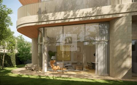 Apartamento T3 com Jardim Privativo de 150 m2 no Empreendimento Foliage &#124; Foz do Douro