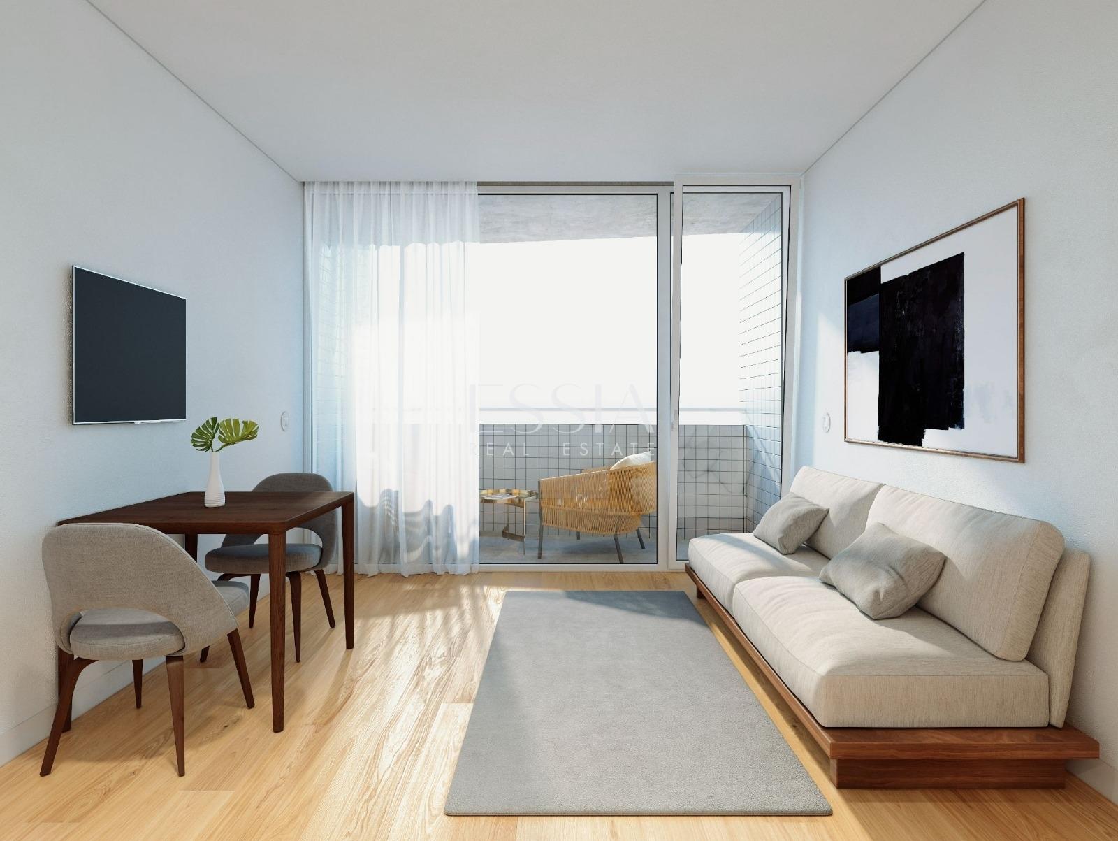 Apartamento T1 com Varanda e Jardim no Centro da Cidade do Porto