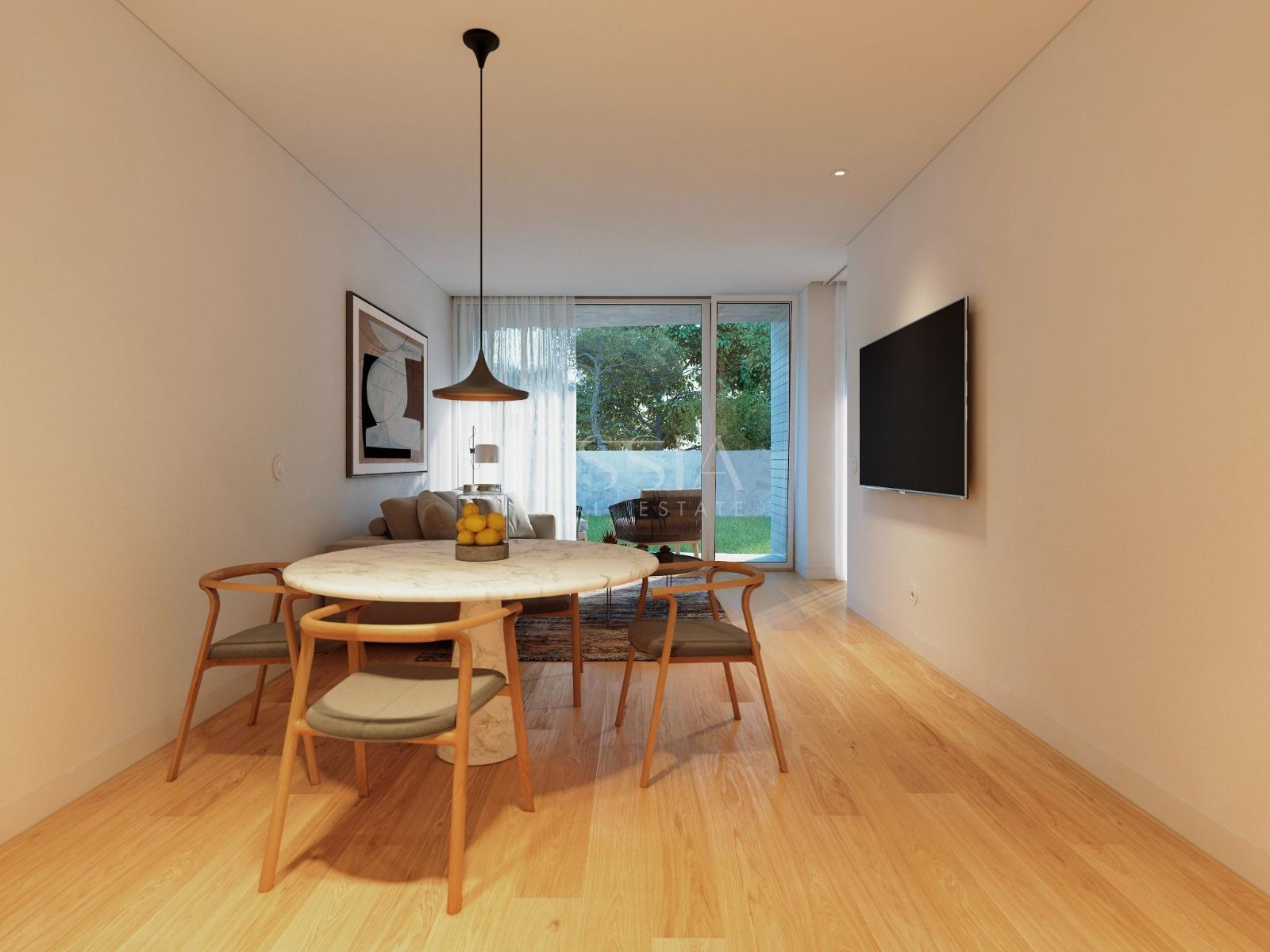Apartamento T1 com Varanda e Jardim no Centro da Cidade do Porto