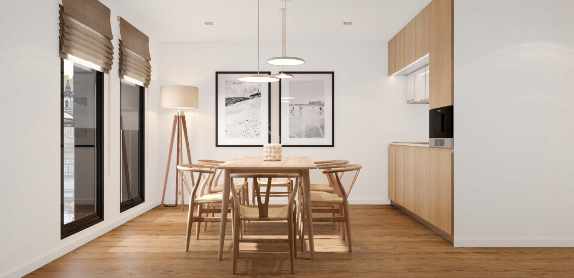 Apartamento T2 Duplex Novo junto à Rua de Santa Catarina
