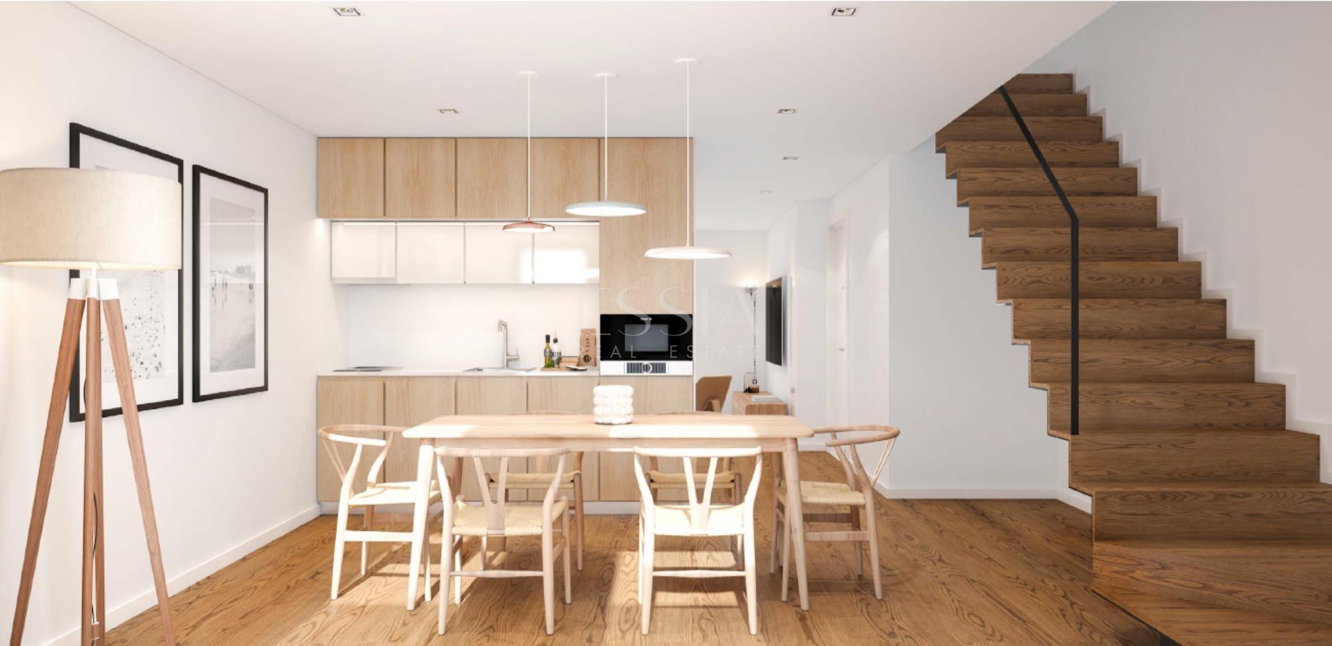 Apartamento T2 Duplex Novo junto à Rua de Santa Catarina