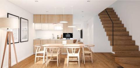 Apartamento T2 Duplex Novo junto à Rua de Santa Catarina