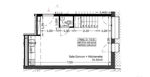 Apartamento T2 Duplex de 100 m² no Centro do Porto