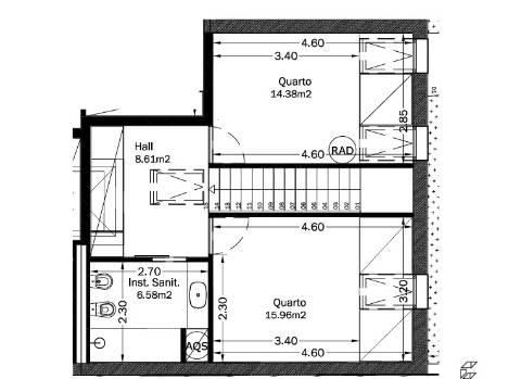 Apartamento T2 Duplex de 100 m² no Centro do Porto
