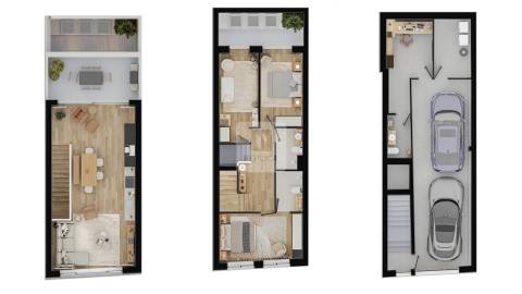 Moradia Triplex T3+1 com Varandas e Garagem no Marquês
