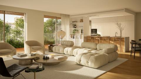 Apartamento T3 com Varanda no RAIZ na Avenida da Boavista