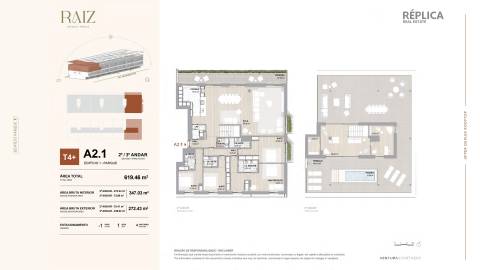 T4 Duplex com Piscina Privativa e Terraço no RAIZ