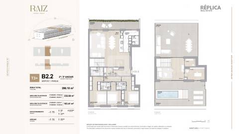T3 Duplex com Piscina Privativa e Terraço no RAIZ
