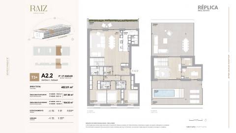 T3 Duplex com Piscina Privativa e Terraço no RAIZ