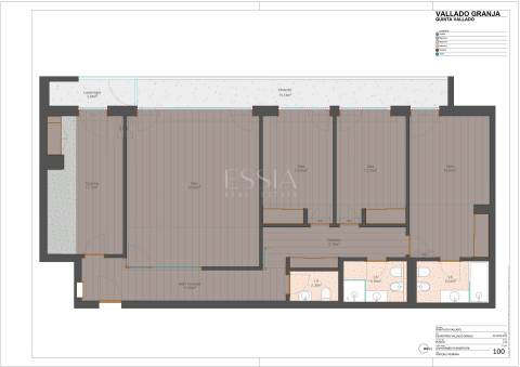 Apartamento T3 com Varanda e Vista de Mar em Arcozelo (Granja)