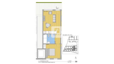 Apartamento T1 Mobilado para Arrendar na Foz Velha a 100m do Mar