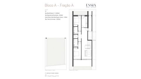 Apartamento T2 com Terraço no Sea Side Living