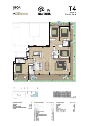 Penthouse T4 de 3 frentes e Varandas de 45 m2 em Matosinhos Sul