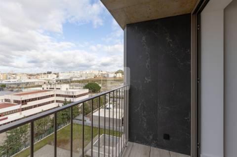 Apartamento T2 Novo com Varanda e Garagem em Matosinhos Sul