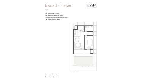 Apartamento T1 com Terraço no Sea Side Living