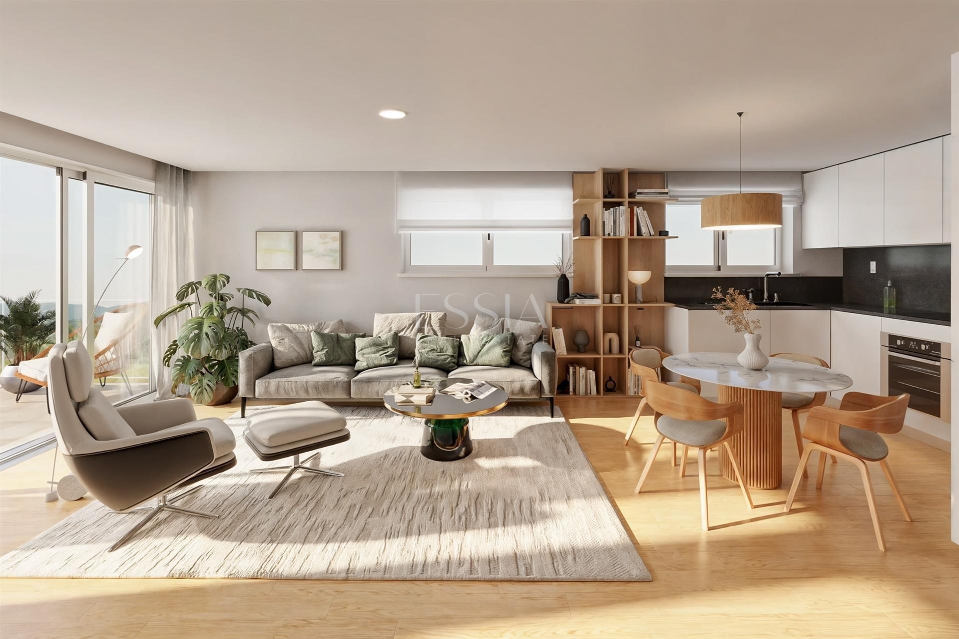 Apartamento T2 com varanda em Canidelo no Arrábida Green Avenue