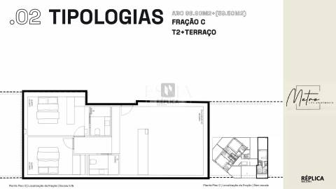 Apartamento T2 com Terraços no Metro Life Apartments