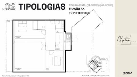 Apartamento T2+1 com Terraços no Metro Life Apartments