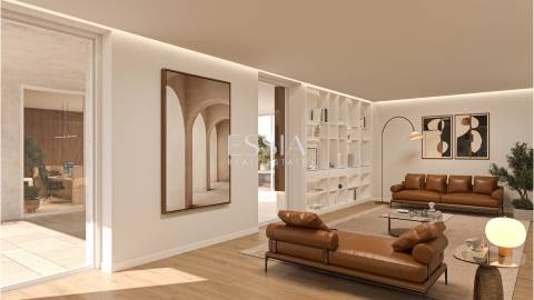 T4 com Terraços no Condomínio Brito Capelo 1023 em Matosinhos Sul