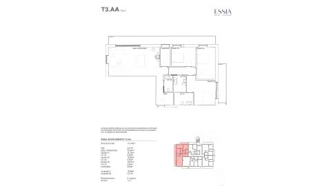 Apartamento T3 com Duas Varandas no Haven Terrazza