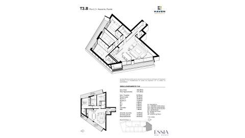 Apartamento T3 com Varandas em Miramar