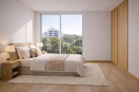 Apartamento T2 com Varanda e Garagem em Custóias
